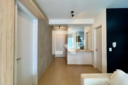 Sala de apartamento para alugar com 1 quarto, 65m² em Indianópolis, São Paulo