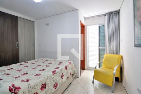 Suíte - Quarto 1 de apartamento à venda com 2 quartos, 76m² em Vila Metalúrgica, Santo André