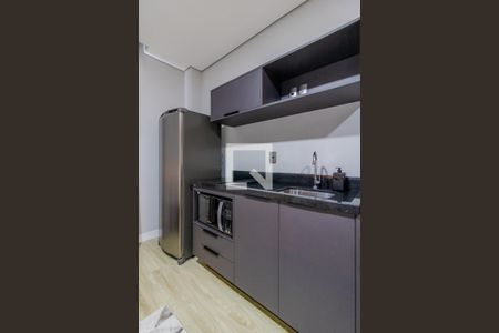 Studio à venda com 27m², 1 quarto e sem vagaKitnet - Dormitório e cozinha