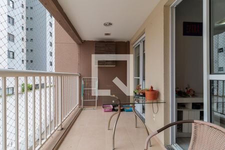 Varanda da Sala de kitnet/studio à venda com 1 quarto, 43m² em Fazenda Morumbi, São Paulo