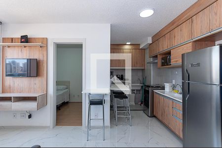 Cozinha de apartamento à venda com 2 quartos, 35m² em Várzea da Barra Funda, São Paulo