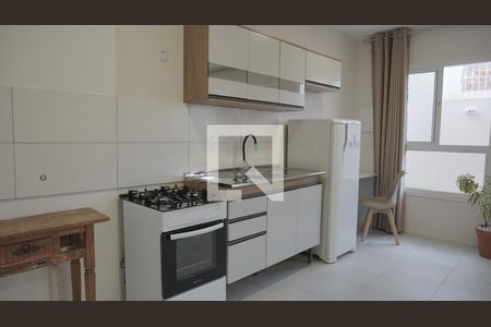 Cozinha de kitnet/studio para alugar com 1 quarto, 30m² em Rio Branco, Novo Hamburgo