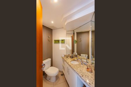 Lavabo de apartamento à venda com 1 quarto, 91m² em Jardim, Santo André