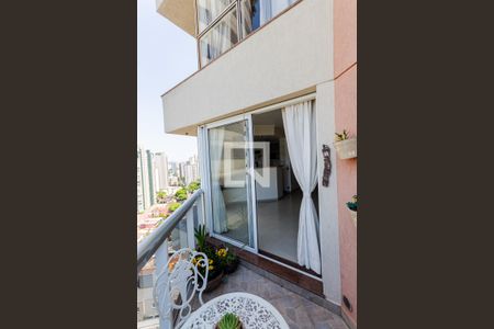 Varanda  de apartamento à venda com 1 quarto, 91m² em Jardim, Santo André