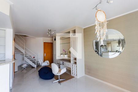 Sala de apartamento à venda com 1 quarto, 91m² em Jardim, Santo André