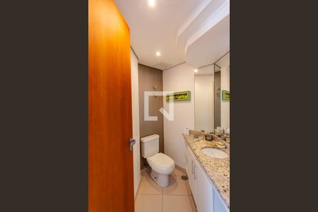 Lavabo de apartamento à venda com 1 quarto, 91m² em Jardim, Santo André