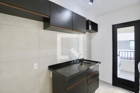 Cozinha de apartamento para alugar com 1 quarto, 40m² em Brás, São Paulo