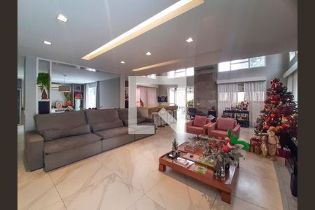 Sala de estar de casa de condomínio à venda com 7 quartos, 600m² em Itanhangá, Rio de Janeiro