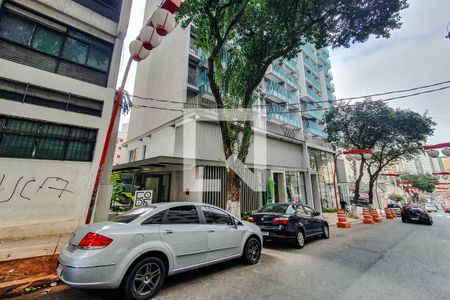 Studio à venda com 28m², 1 quarto e sem vaga Studio à venda com 28m², 1 quarto e sem vagaFachada
