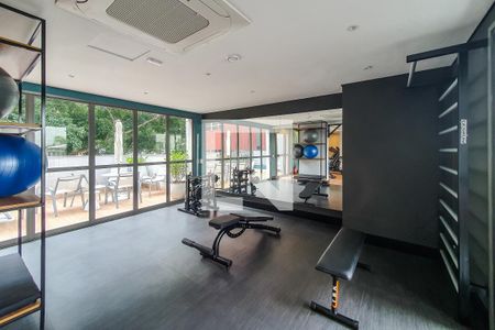 Studio à venda com 28m², 1 quarto e sem vaga Studio à venda com 28m², 1 quarto e sem vagaAcademia