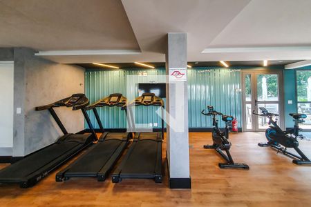 Studio à venda com 28m², 1 quarto e sem vaga Studio à venda com 28m², 1 quarto e sem vagaAcademia