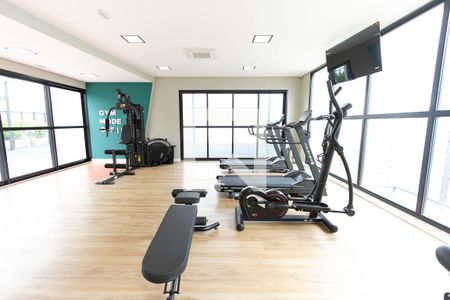 Studio para alugar com 34m², 1 quarto e sem vaga Studio para alugar com 34m², 1 quarto e sem vagaAcademia