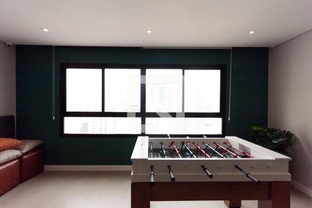 Área comum - Sala de jogos de kitnet/studio para alugar com 1 quarto, 34m² em Perdizes, São Paulo