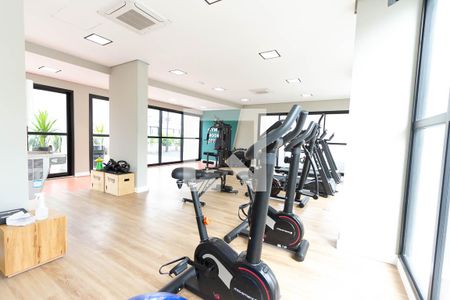 Studio para alugar com 34m², 1 quarto e sem vaga Studio para alugar com 34m², 1 quarto e sem vagaAcademia