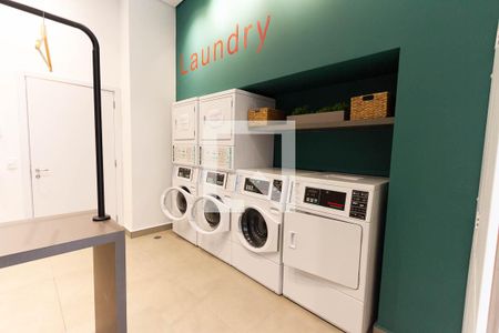 Studio para alugar com 34m², 1 quarto e sem vaga Studio para alugar com 34m², 1 quarto e sem vagaLavanderia