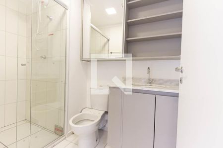 Studio para alugar com 34m², 1 quarto e sem vaga Studio para alugar com 34m², 1 quarto e sem vagaBanheiro