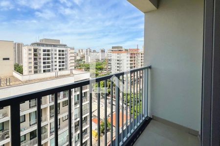 Sacada de kitnet/studio para alugar com 1 quarto, 21m² em Indianópolis, São Paulo