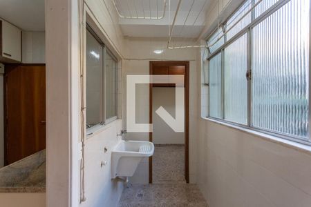 Área de Serviço de apartamento à venda com 3 quartos, 100m² em Santo Antônio, Belo Horizonte