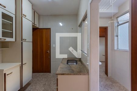 Cozinha de apartamento à venda com 3 quartos, 100m² em Santo Antônio, Belo Horizonte