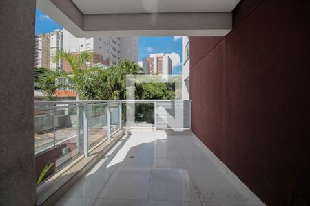 Varanda da Sala de apartamento à venda com 1 quarto, 56m² em Paraíso, São Paulo
