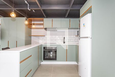Cozinha de kitnet/studio à venda com 1 quarto, 39m² em Vila Mariana, São Paulo