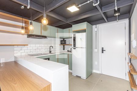 Cozinha de kitnet/studio à venda com 1 quarto, 39m² em Vila Mariana, São Paulo