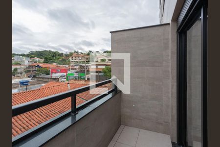 Varanda do Quarto de apartamento à venda com 1 quarto, 49m² em São José, Belo Horizonte