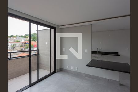 Sala/Cozinha de apartamento à venda com 1 quarto, 49m² em São José, Belo Horizonte
