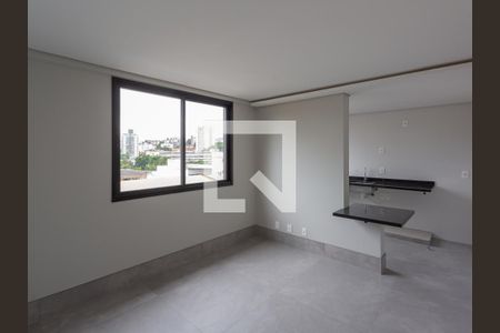 Sala de apartamento à venda com 1 quarto, 50m² em São José, Belo Horizonte