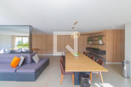Área comum - Salão de festas de apartamento para alugar com 1 quarto, 25m² em Vila Andrade, São Paulo