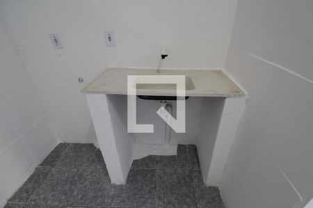 Cozinha de kitnet/studio para alugar com 1 quarto, 25m² em Gardênia Azul, Rio de Janeiro