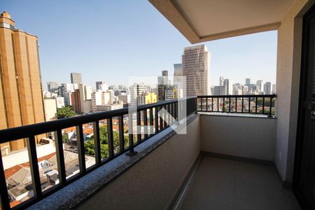 Varanda de kitnet/studio para alugar com 1 quarto, 32m² em Pinheiros, São Paulo