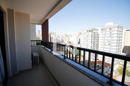 Varanda de kitnet/studio para alugar com 1 quarto, 32m² em Pinheiros, São Paulo