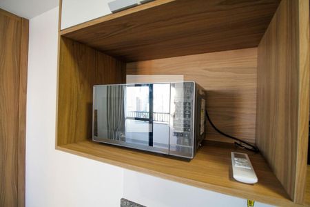 Cozinha de kitnet/studio para alugar com 1 quarto, 32m² em Pinheiros, São Paulo
