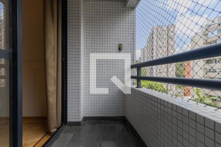 Varanda da Sala de apartamento para alugar com 2 quartos, 58m² em Vila Andrade, São Paulo