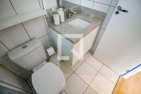 Banheiro da Suíte de kitnet/studio à venda com 1 quarto, 26m² em Jardim Panorama, São Paulo