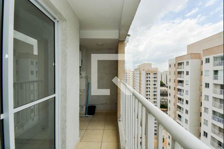 Varanda da Sala de apartamento para alugar com 2 quartos, 43m² em Vila Itapegica, Guarulhos