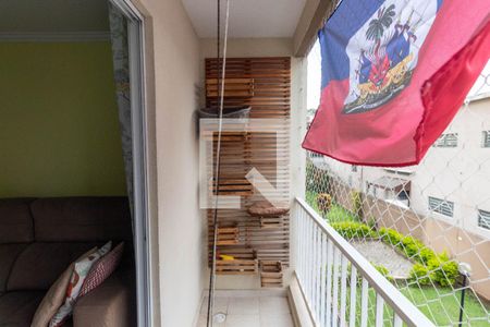 Varanda da Sala de apartamento à venda com 2 quartos, 52m² em Vila Pierina, São Paulo