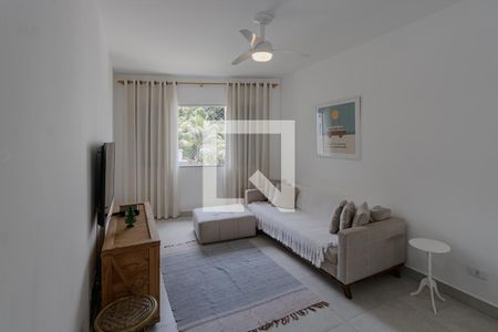 Sala de apartamento para alugar com 2 quartos, 70m² em Vila Alzira, Guarujá