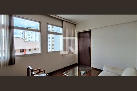 Sala de apartamento à venda com 4 quartos, 105m² em Sion, Belo Horizonte