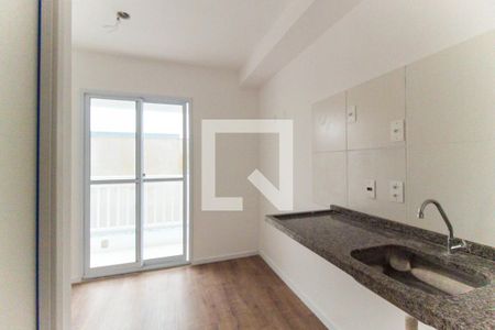 Sala e Cozinha de kitnet/studio à venda com 1 quarto, 15m² em Cidade Antônio Estêvão de Carvalho, São Paulo