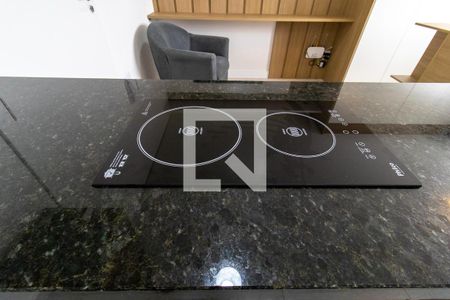 Studio para alugar com 17m², 1 quarto e sem vagaDetalhe da cozinha