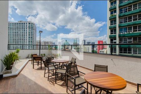 Apartamento para alugar com 24m², 1 quarto e sem vaga Apartamento para alugar com 24m², 1 quarto e sem vagaÁrea comum - Área gourmet