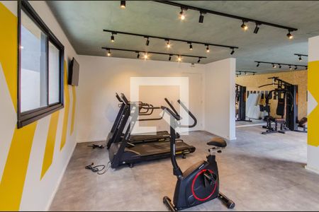 Apartamento para alugar com 24m², 1 quarto e sem vaga Apartamento para alugar com 24m², 1 quarto e sem vagaÁrea comum - Academia