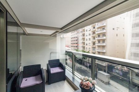 Varanda do Studio de kitnet/studio à venda com 1 quarto, 39m² em Santa Efigênia, São Paulo