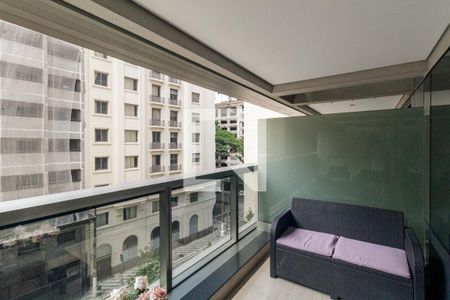Varanda do Studio de kitnet/studio à venda com 1 quarto, 39m² em Santa Efigênia, São Paulo