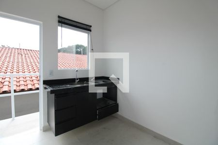 Cozinha de kitnet/studio à venda com 1 quarto, 25m² em Cidade Universitária, Campinas