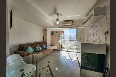 Sala de apartamento para alugar com 1 quarto, 88m² em Embaré, Santos