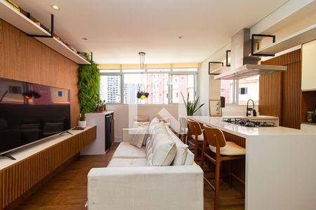 Sala de apartamento para alugar com 2 quartos, 63m² em Bela Vista, São Paulo