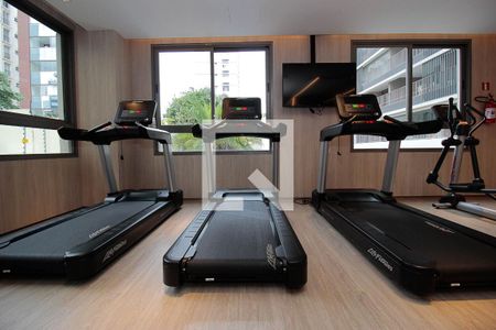 Studio para alugar com 28m², 1 quarto e sem vaga Studio para alugar com 28m², 1 quarto e sem vagaAcademia